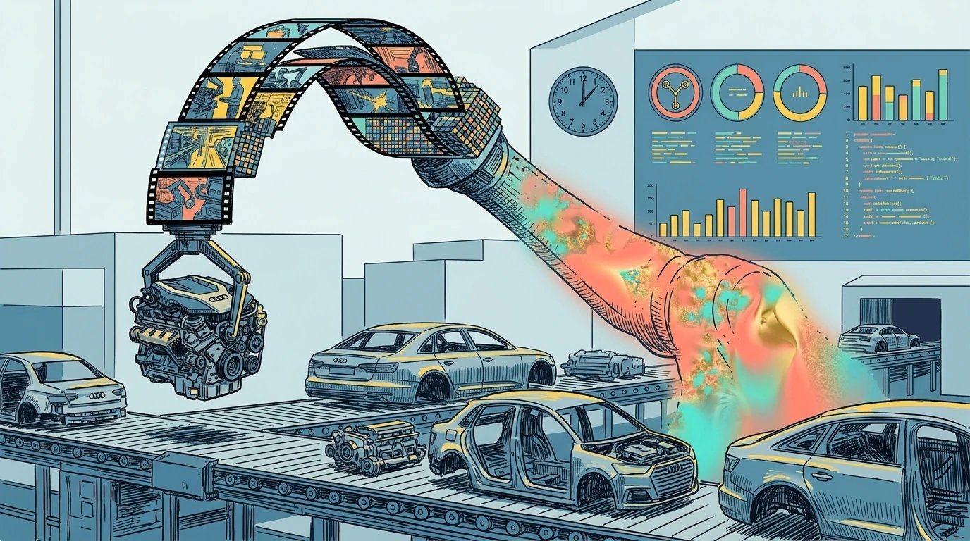 Обложка: Модель FLUX 3 научили управлять роботами: её уже тестируют на заводах Audi