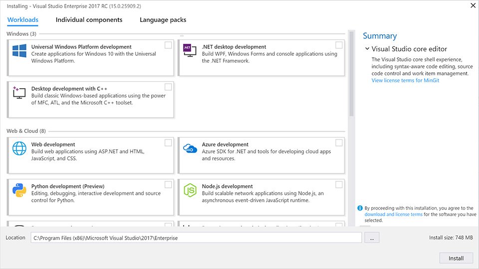 В Visual Studio 2017 вернется поддержка Python_2