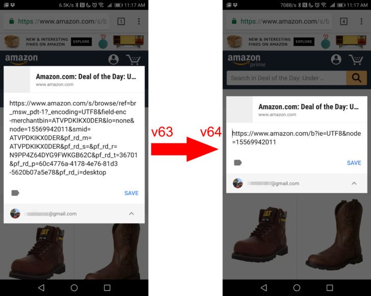 Google Chrome v64 удаляет лишние символы в URL реферальной ссылки_1