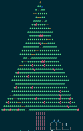 Рисуем нарядные новогодние ёлочки символами ASCII (и не только)_19