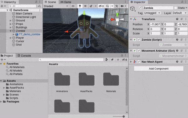 Создаём простой зомби-шутер на Unity_157