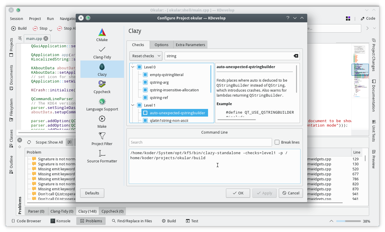 Представлена среда разработки KDevelop 5.3_3