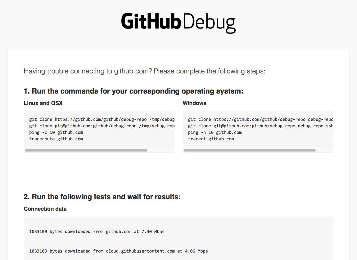 GitHub представила сервис Debug для отладки подключения к серверам компании_0
