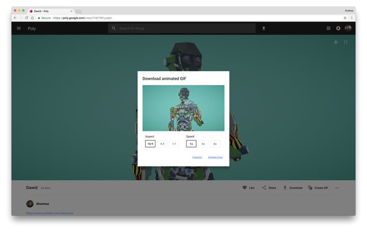 Google представила площадку 3D-объектов Poly_12