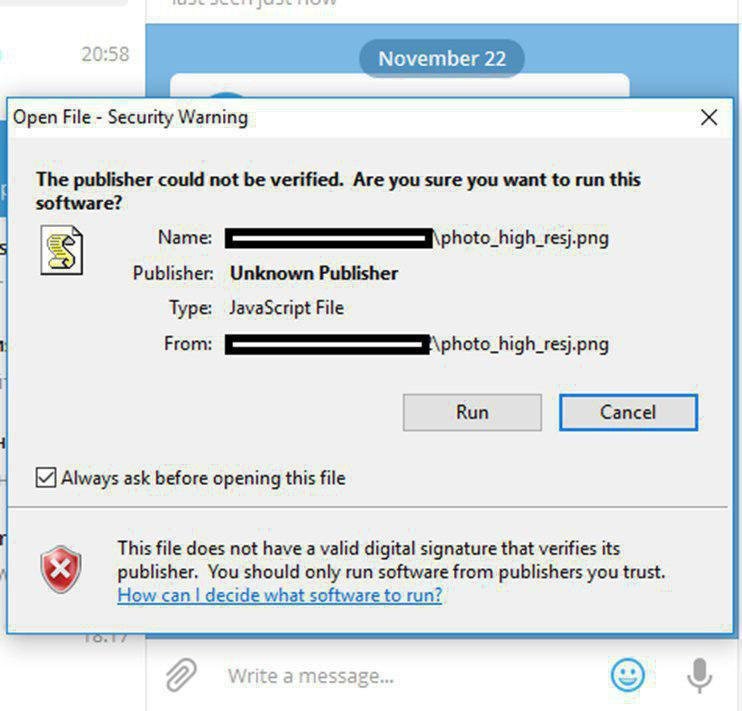 «Лаборатория Касперского» обнаружила 0day-уязвимость в Windows-клиенте Telegram_7