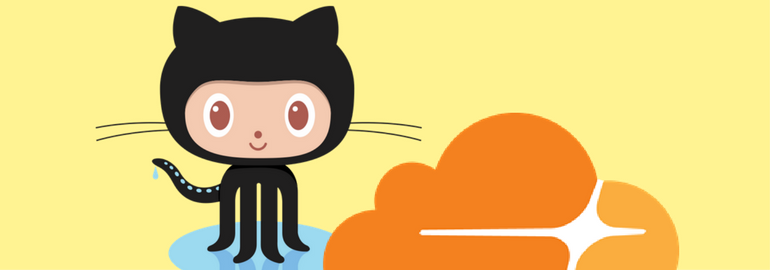 Обложка: Как настроить сайт с помощью GitHub и Cloudflare: иллюстрированное руководство