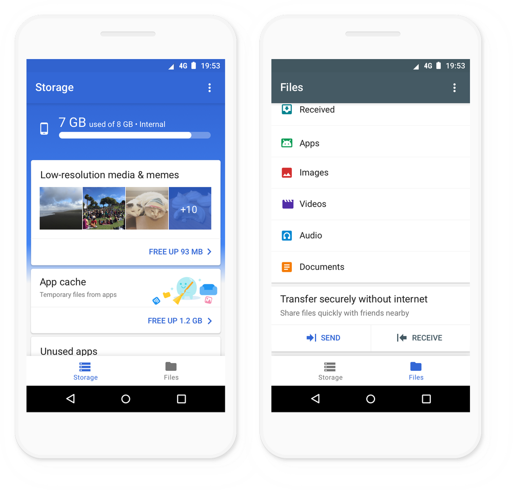 Google выпустила файловый менеджер Files Go_1