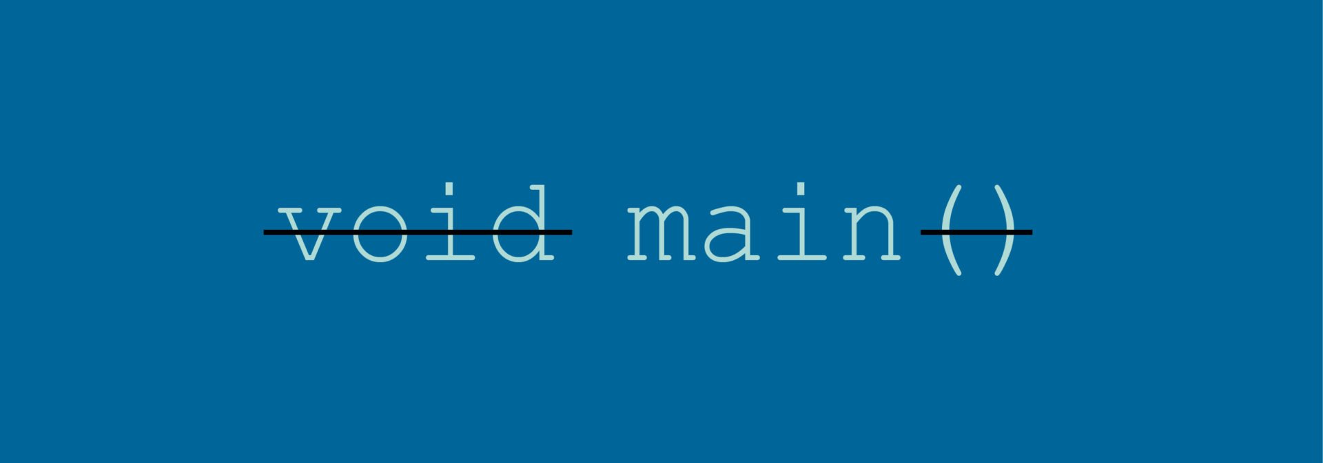 Обложка: Обычно main — это функция. Но всегда ли это так?