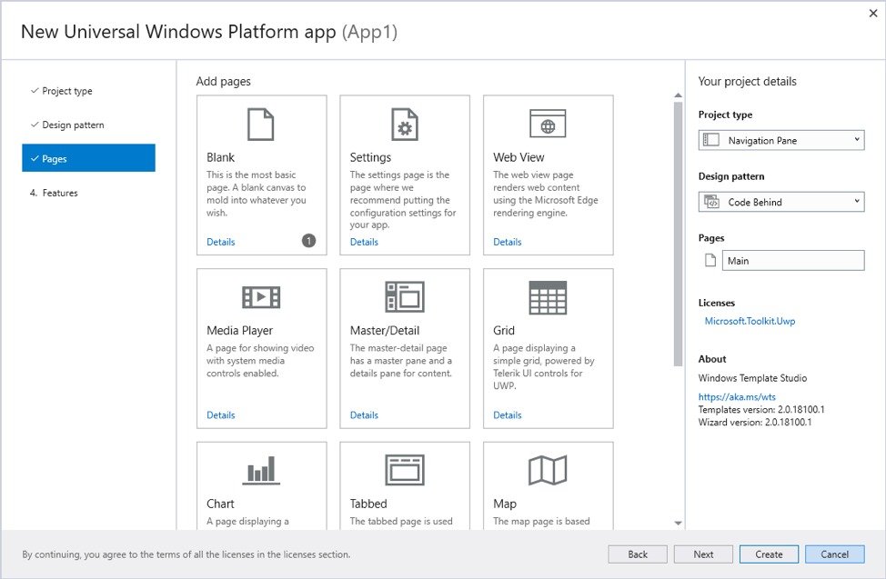 Microsoft выпустила Windows Template Studio 2.0_1