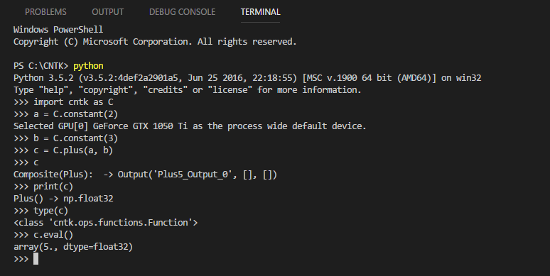 Microsoft Cognitive Toolkit (CNTK): руководство для начала работы с библиотекой_19