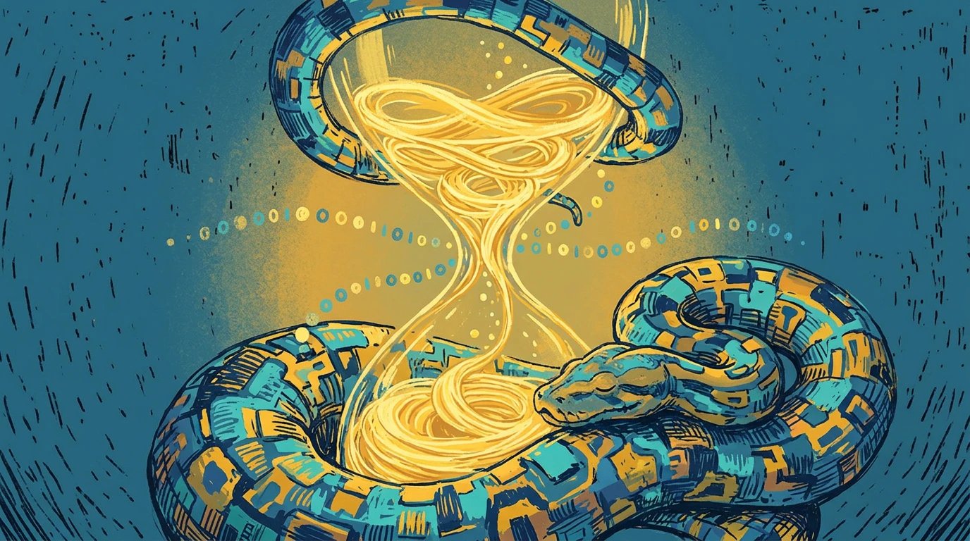 Обложка: Как усыпить Python: полный гид по time.sleep(), asyncio.sleep() и паузам в потоках