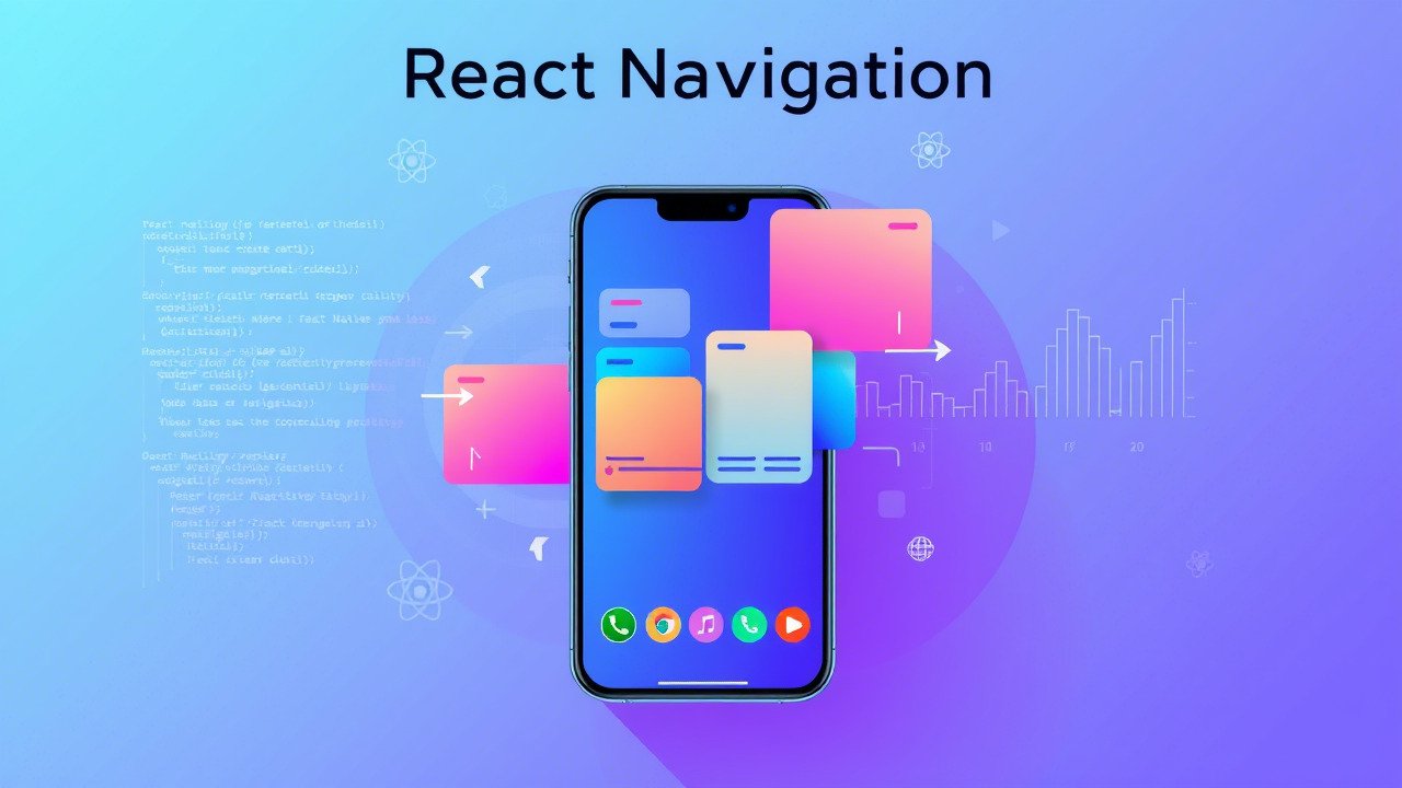 Обложка: Навигация в React Native: Искусство перемещения по экранам с помощью React Navigation