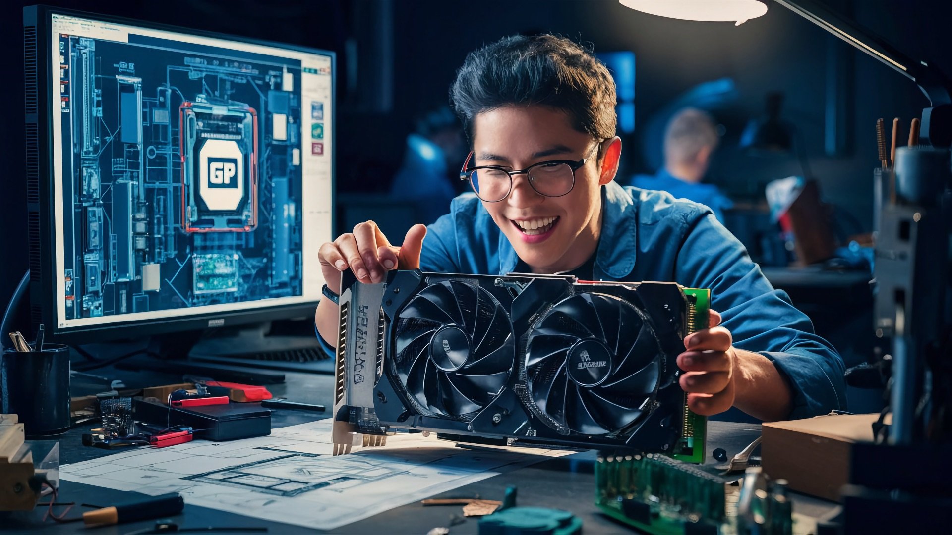Обложка: Энтузиаст за 2 недели создал собственный GPU с нуля