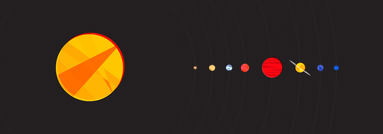 Обложка: Создаём Солнечную систему на чистом CSS3. Часть вторая. Кейфреймы и тени