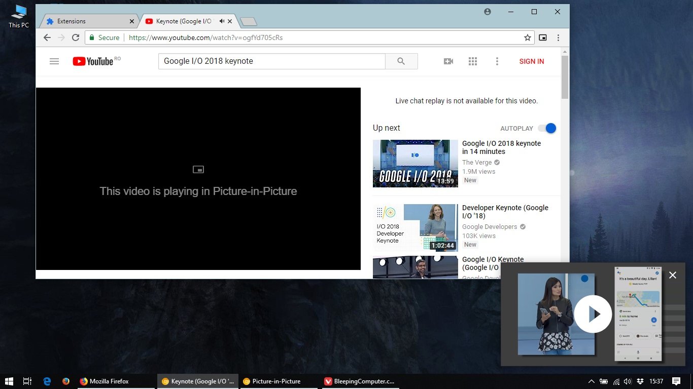 Google начала тестирование API для просмотра видео вне веб-страниц Chrome_1