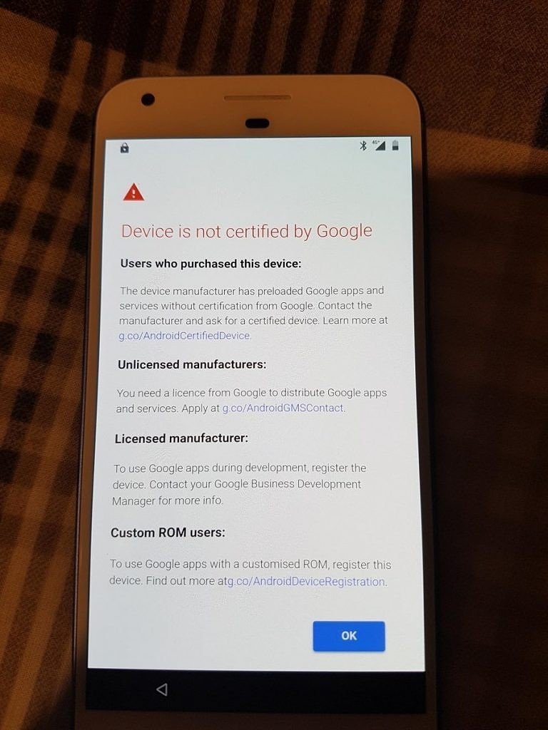 Google закрыла доступ к своим приложениям для устройств на несертифицированных версиях Android_3