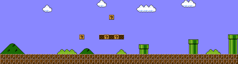 Используем Python для извлечения фона из Super Mario Bros_80