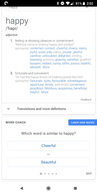 Google запустила в своём поисковике игру-словарь Word Coach_3