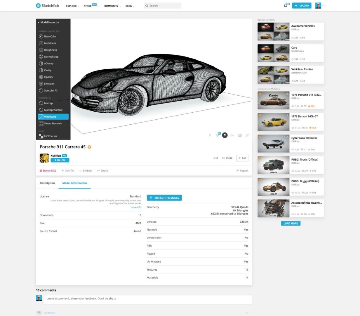 Площадка Sketchfab запустила собственный магазин объектов_4