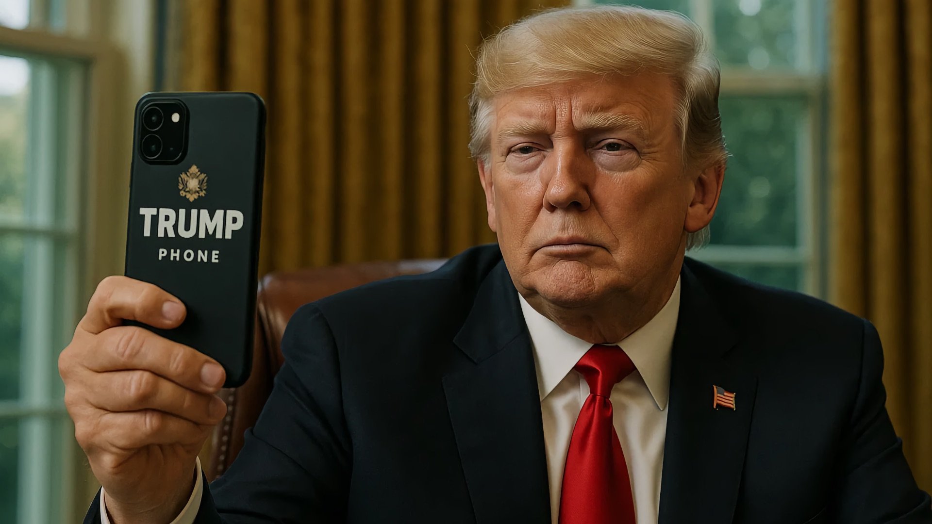 Обложка: «Трампофон» за $499 — президент США представил фирменный гаджет и мобильный сервис