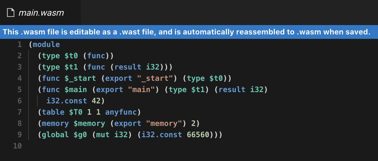 Представлена бета-версия онлайн-среды разработки WebAssembly Studio_5