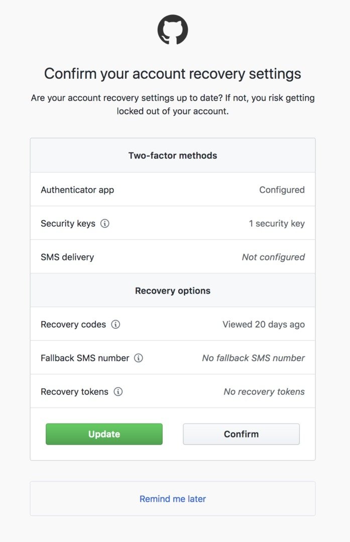 GitHub улучшила способы защиты и восстановления учётной записи_7