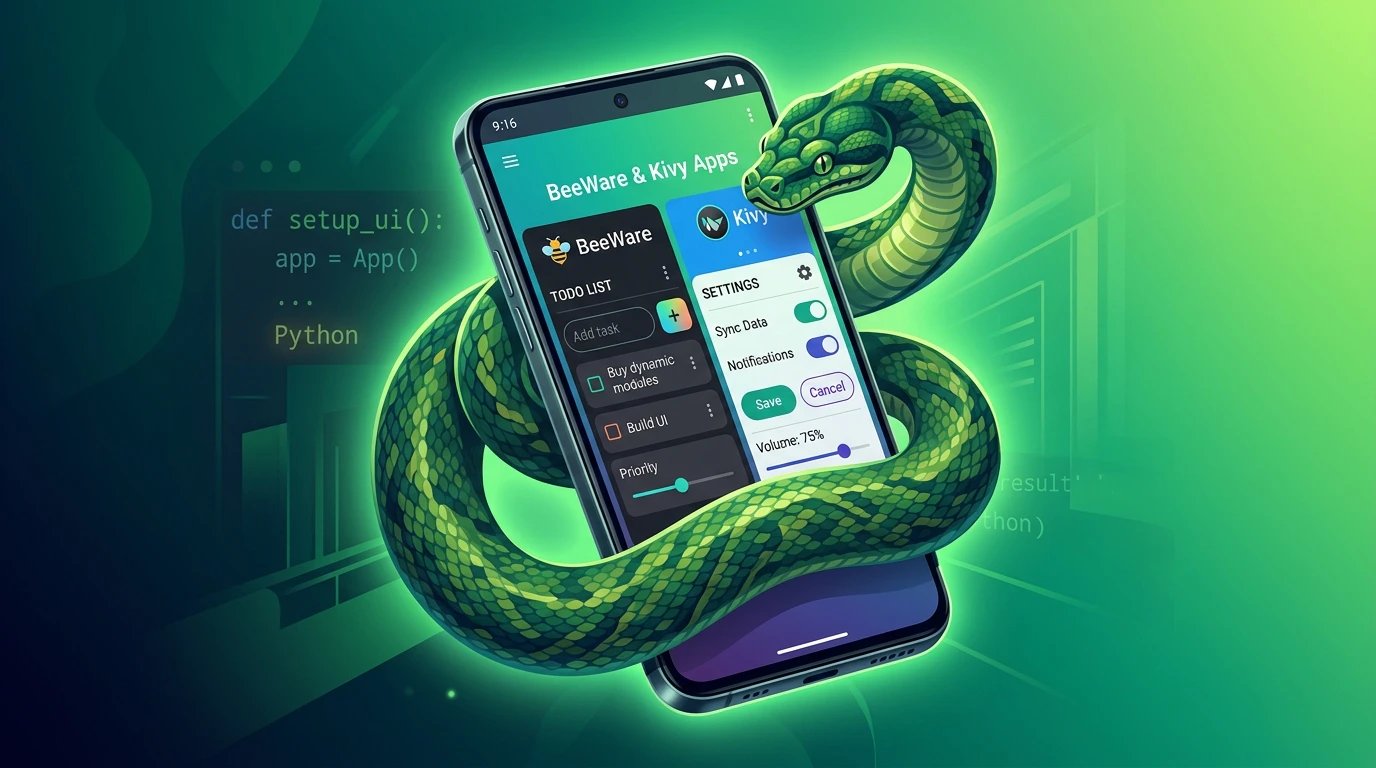 Обложка: Как разрабатывать на Python под Android