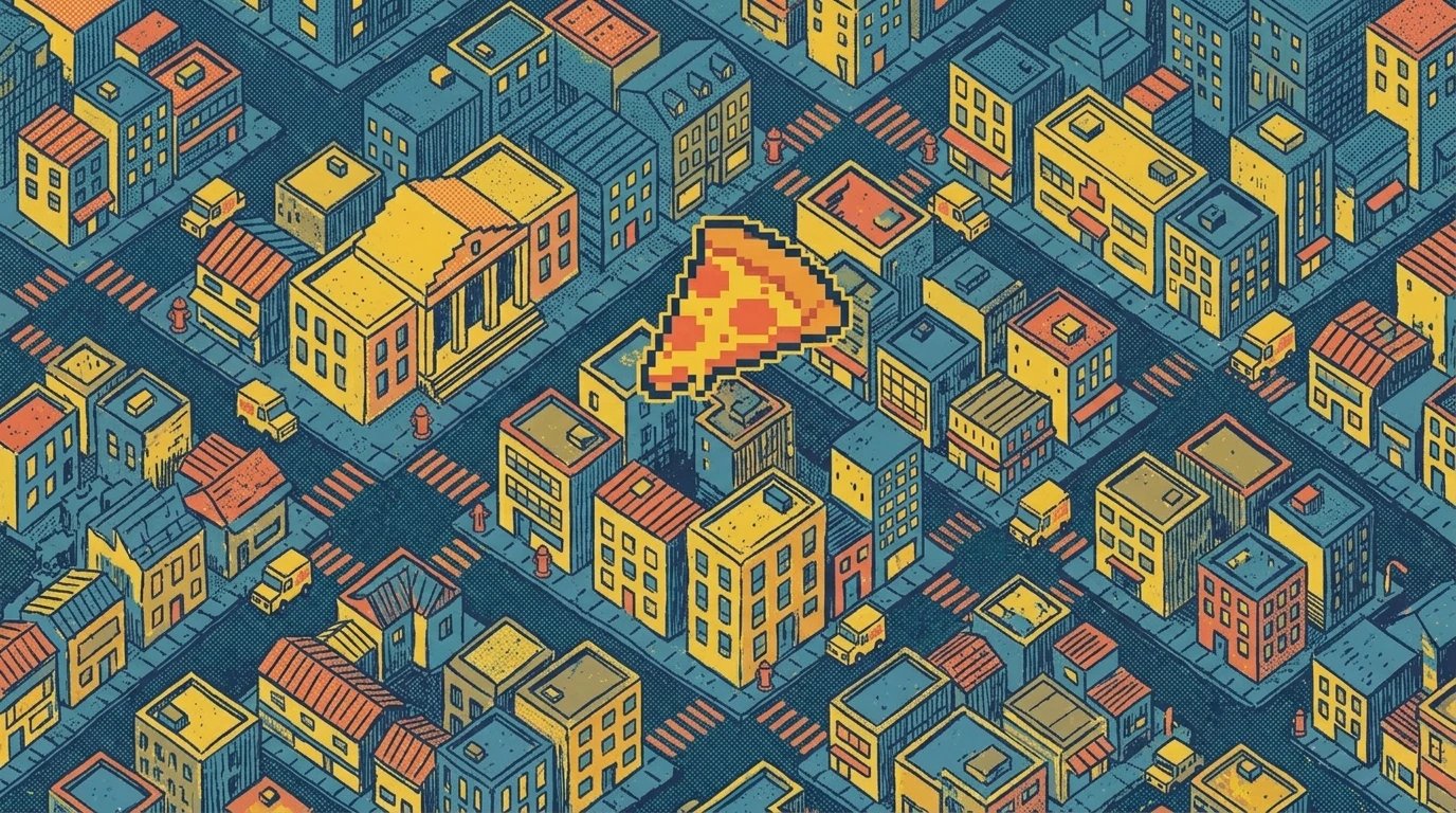 Обложка: Как Pizza Tycoon симулировала трафик на 25 МГц процессоре в 1994 году