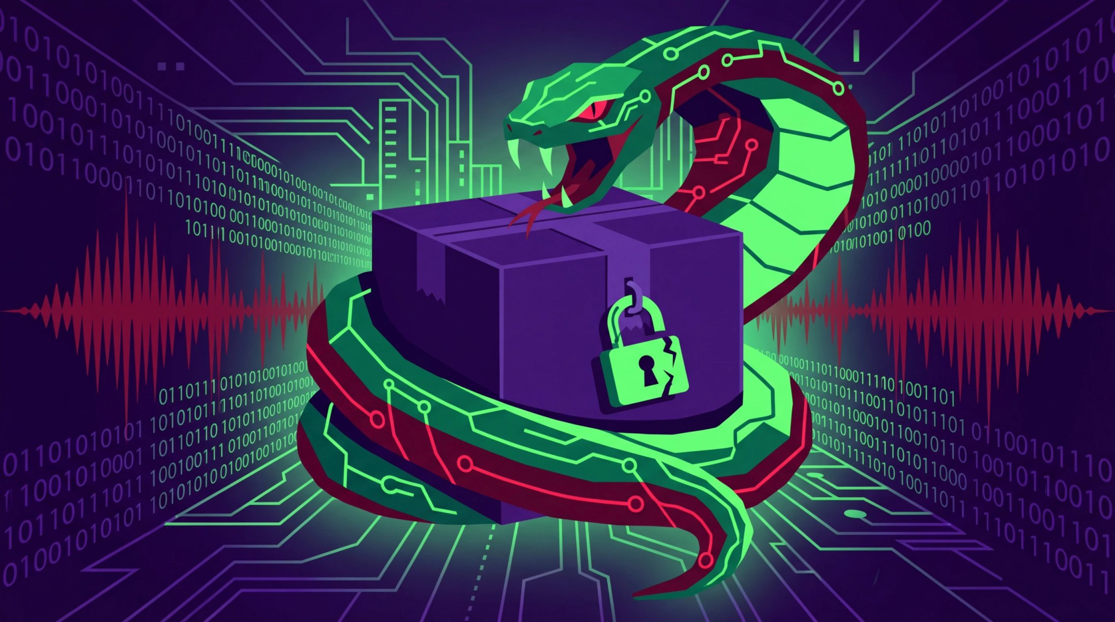 Обложка: Взломан PyPI-пакет telnyx: вредонос прячется в WAV-файлах и крадёт учётные данные