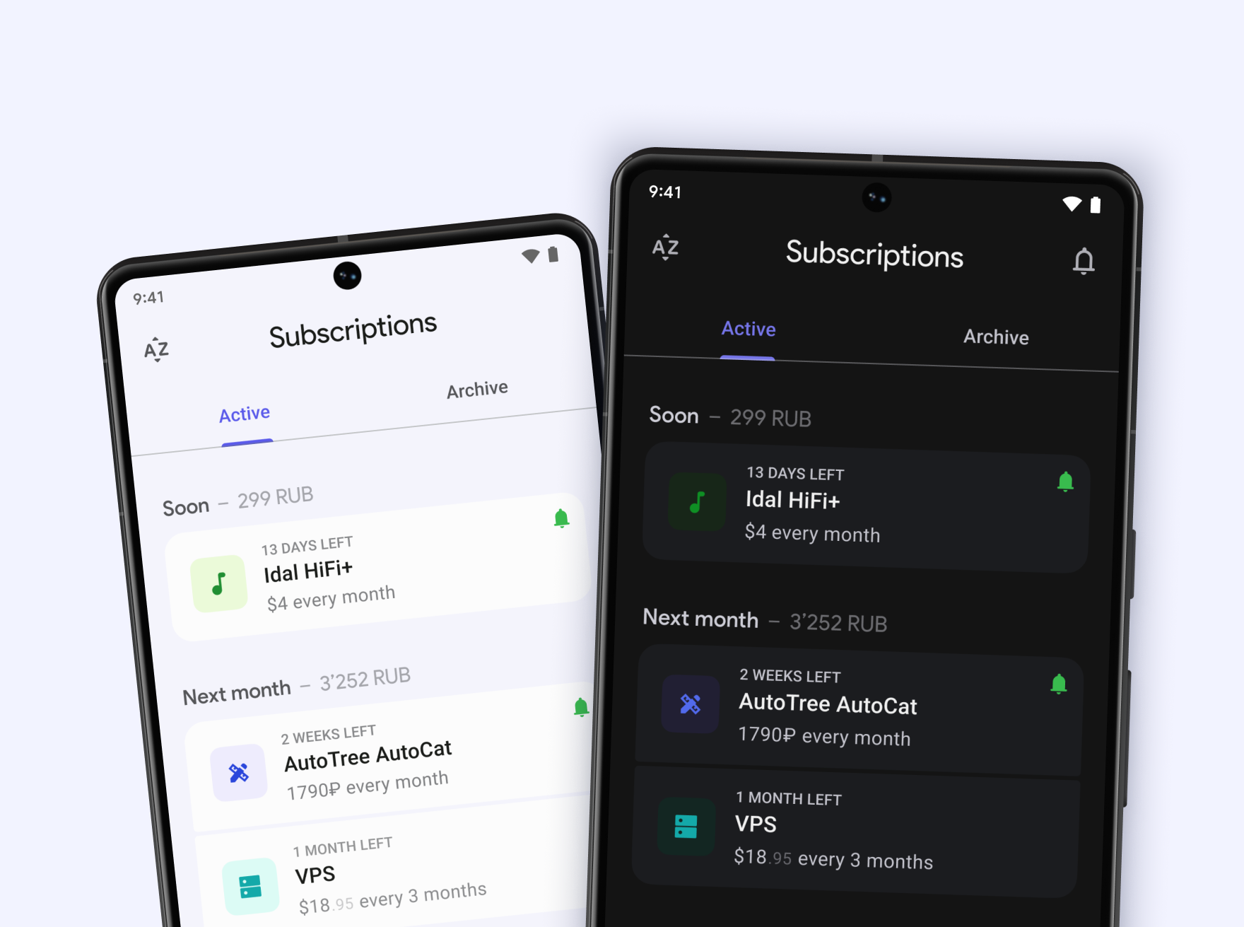 Как разрабатывался трекер подписок Nocta — конкурс пет-проектов_8