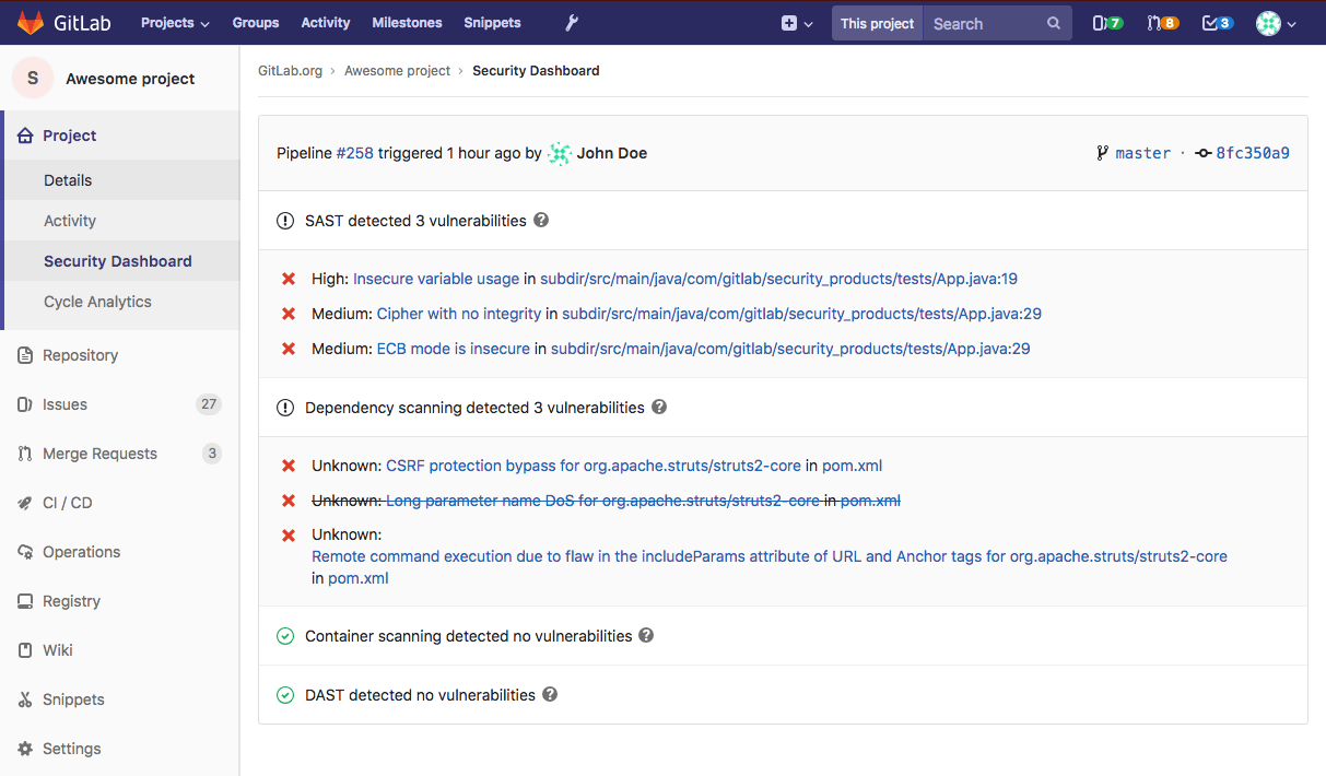 Доступен релиз GitLab 11.1 c панелью управления безопасностью и улучшенным поиском_4