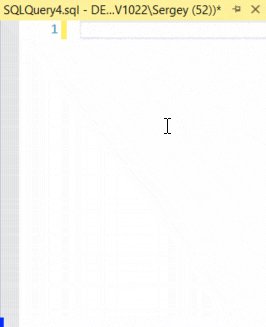 Интересные горячие клавиши SQL Management Studio и его хитрости_59