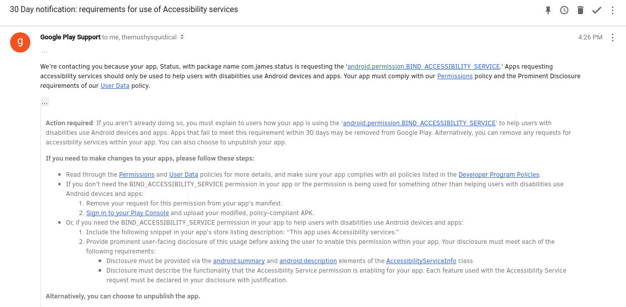 Google удалит из Play Store все приложения, злоупотребляющие специальными возможностями Android_3