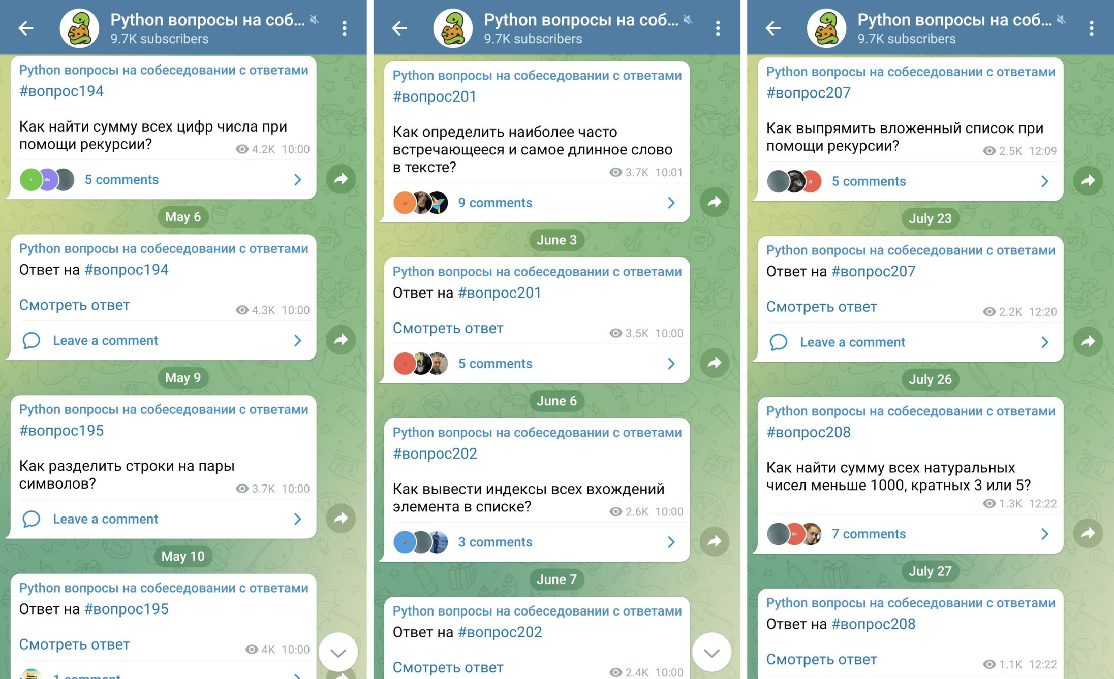 10 Telegram-каналов по разработке на Python_34