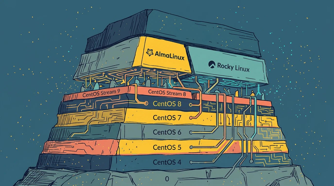 Обложка: История CentOS: хобби биохимика стало стандартом серверов