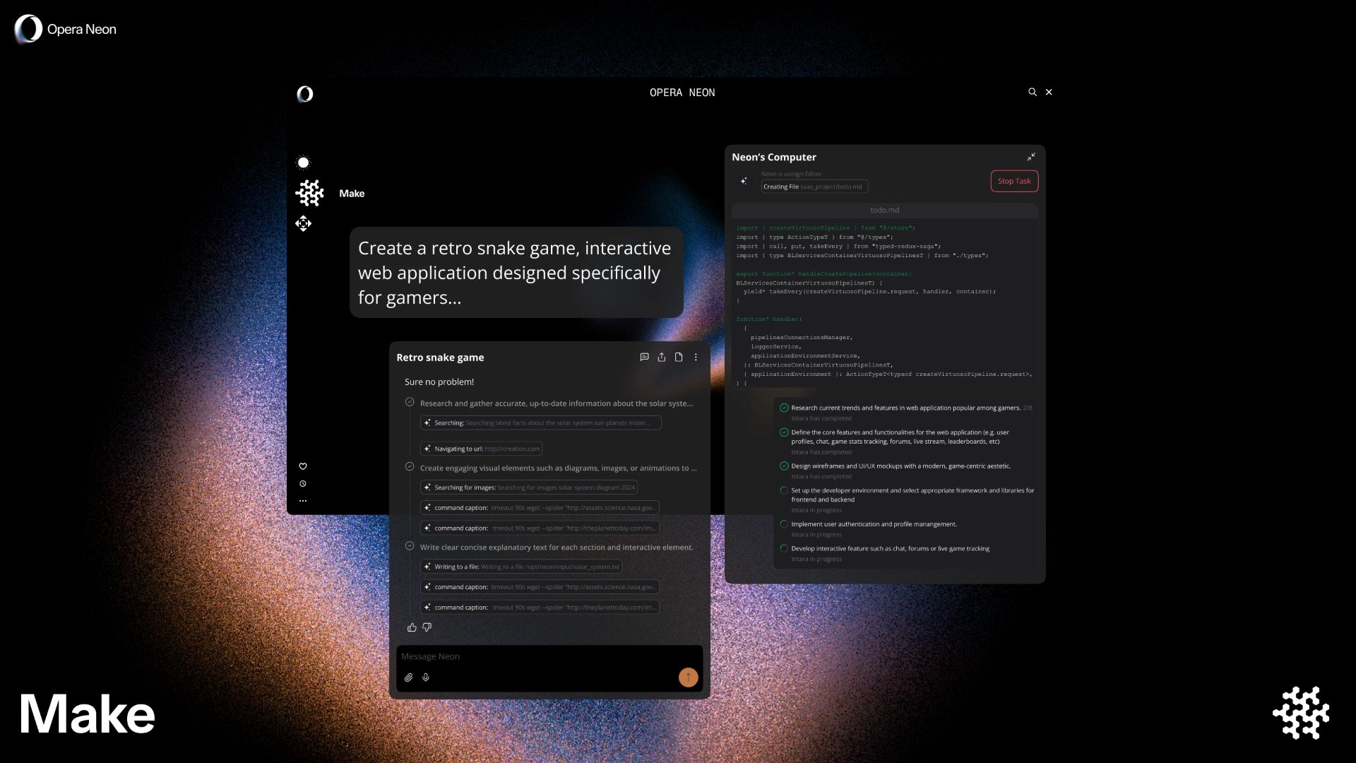 🔥 Opera выпустила Neon — первый браузер, который сам бронирует билеты и создает сайты_8