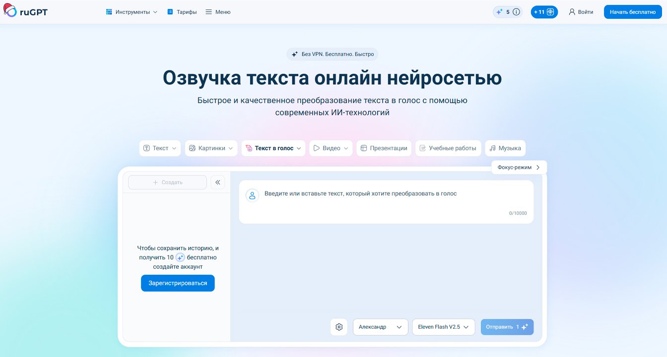 Нейросеть для озвучки текста: ТОП-16 ИИ-сервисов для озвучки текста голосом_41
