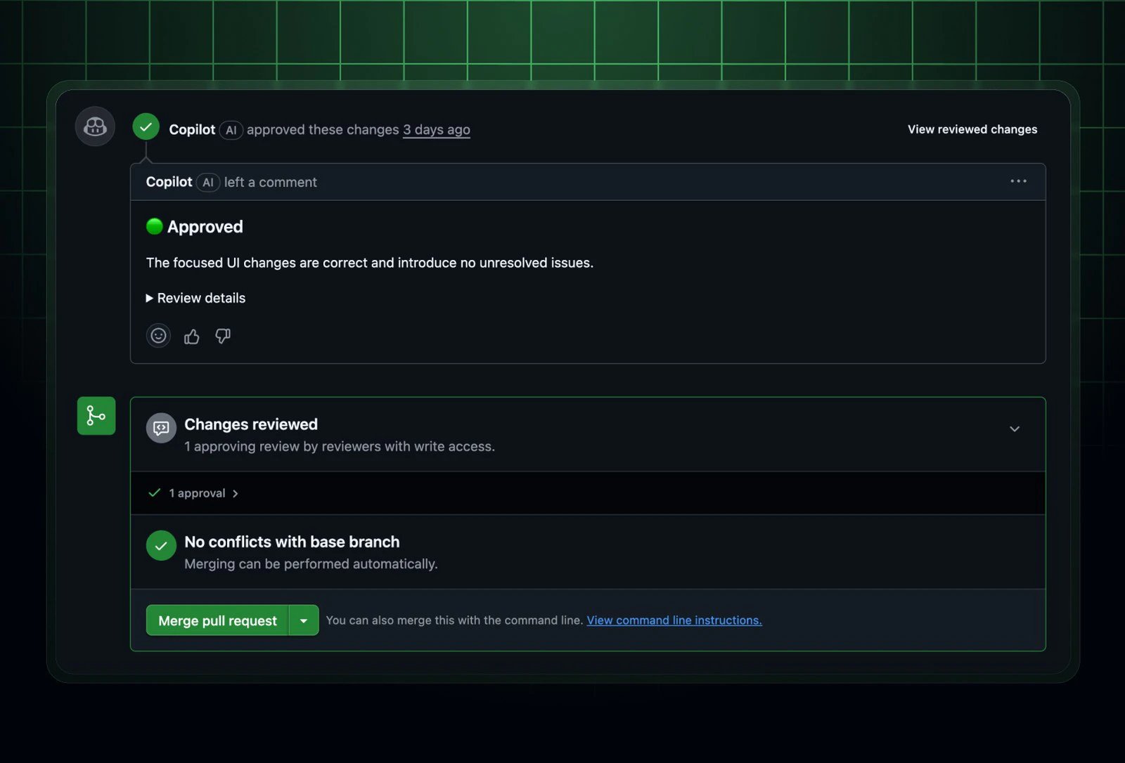 Обложка: GitHub разрешил Copilot ставить approve на pull request