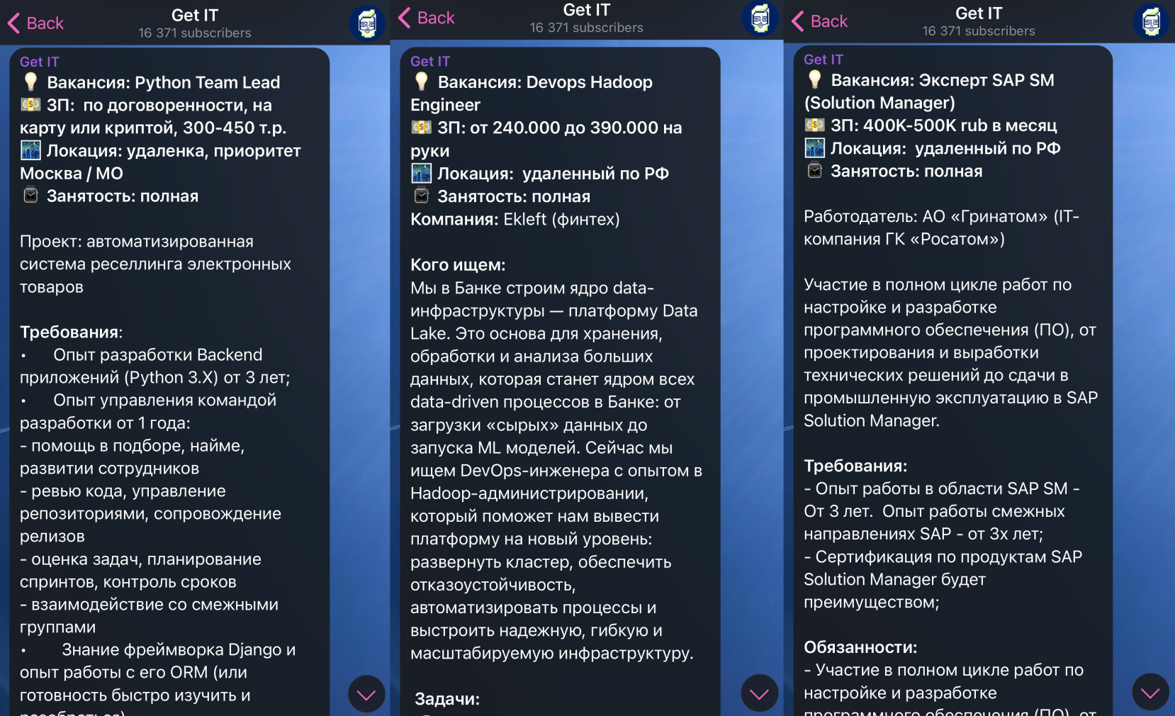 Топ-10 Telegram-каналов для поиска работы в IT_41