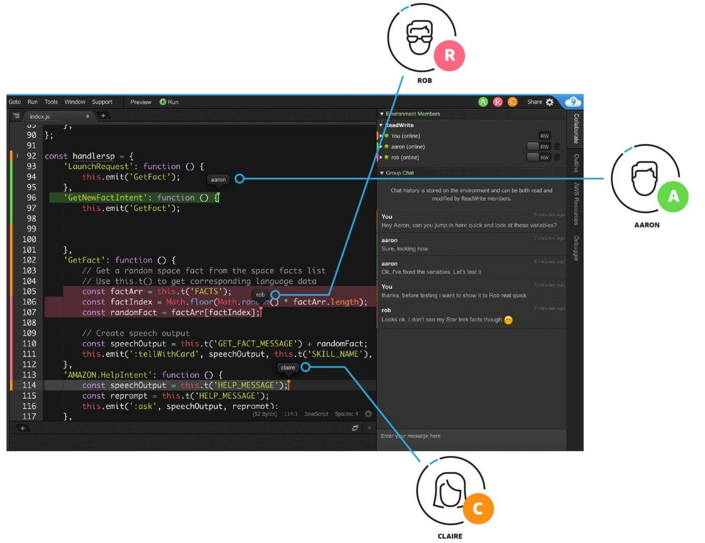 Amazon выпустила браузерную IDE Cloud9_9
