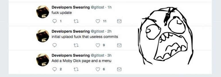 Обложка: Программист из Microsoft создал бота, публикующего ругательства с GitHub