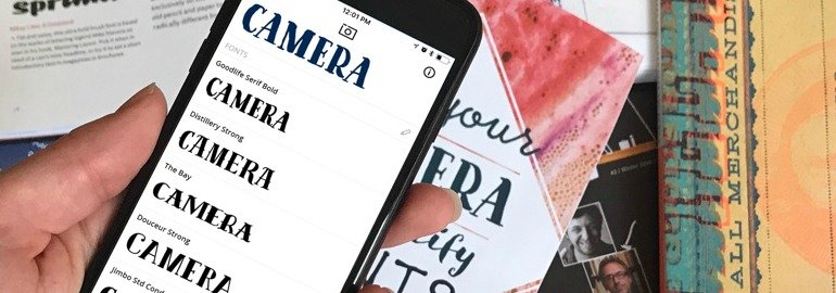 Обложка: MyFonts представила мобильное приложение для распознавания шрифтов