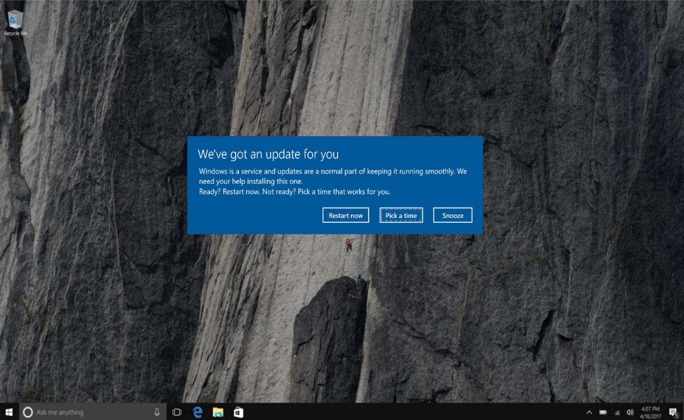 Microsoft позволит пользователям Windows 10 управлять перезагрузкой компьютера при установке обновлений_2