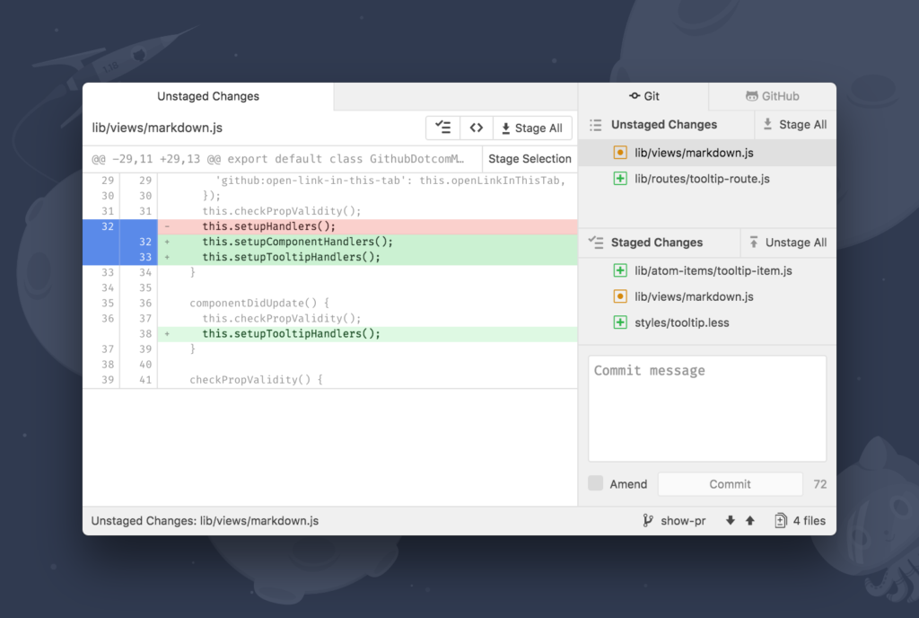 GitHub сообщила об интеграции с Atom и выпуске GitHub Desktop Beta_3