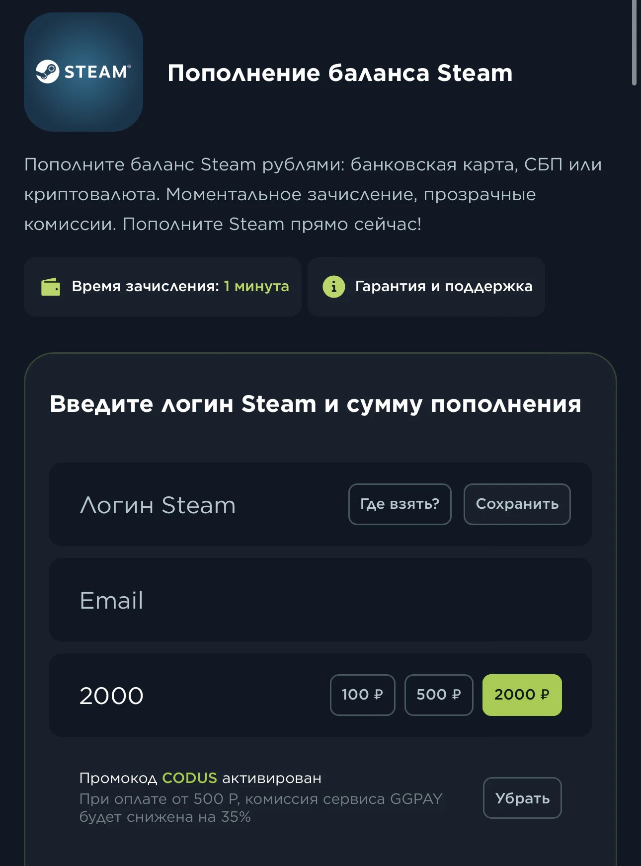 Как пополнить Steam в России в 2026 году: 5 проверенных способов_20