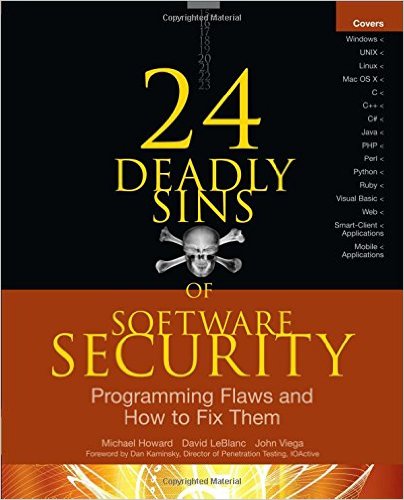 24 Deadly Sins of Software Security