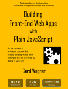 Обложка книги «Building Front-End Web Apps with Plain JavaScript»