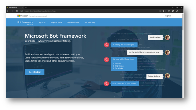 Обзор: создаем погодного бота на основе Microsoft Bot Framework и искусственного интеллекта LUIS 1