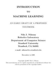 Обложка книги «Introduction To Machine Learning»