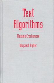 Обложка книги «Text Algorithms»